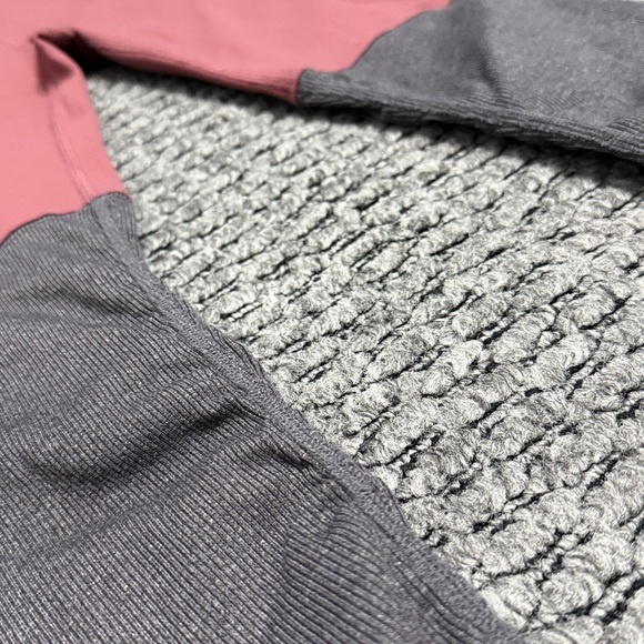 ALO Yoga Goddess Ribbed Leggings Two Toned Athleisure Yogi Workout Sz S Stretch - Picture 3 of 8